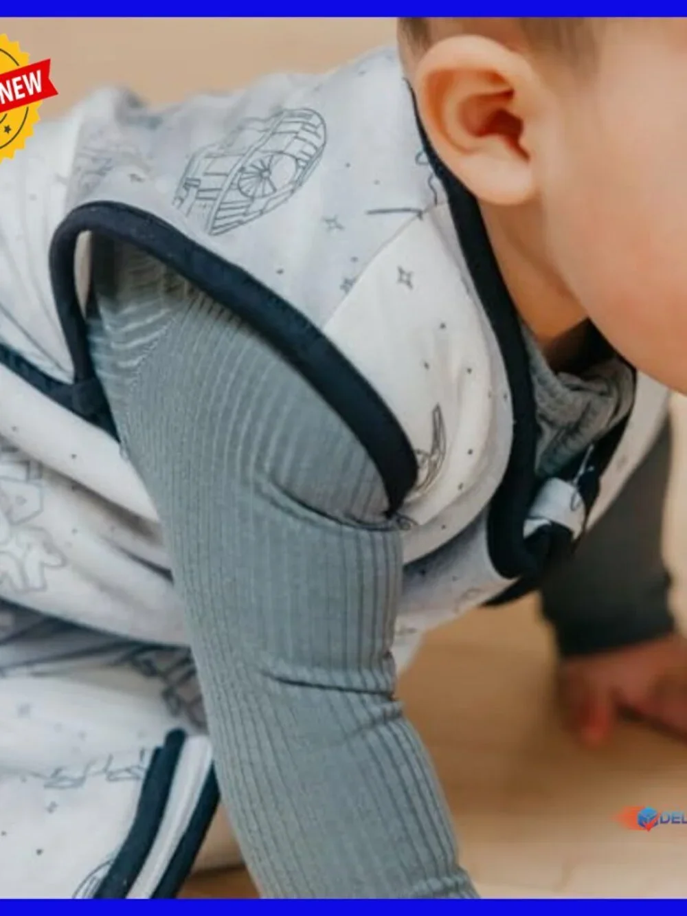 Premium 3-Layer Knit Sleep Bag 1.7 TOG 0-6 Months Baby Sleepwear
